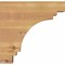 Ekena Millwork Pescadero Smooth Rafter Tail, Western Red Cedar, 3 1/2"W x 12"H x 12"L RFT04X12X12PEC00SWR - alternate 3
